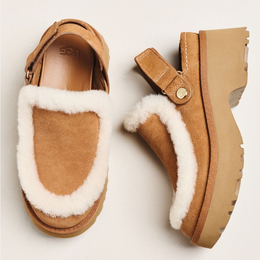 UGG Esme Suede Slingback Clogs